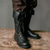 preiswerte Schuhe-Mittelalterlich Renaissance Schuhe Kniehohe Stiefel Flache Jazzstiefel Kostüm Herren Keltisch Seeräuber Halloween Maskerade Leistung LARP Renaissance-Messe Erwachsene Schuhe