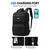 cheap College Backpacks-Men's Student Backpack, Black Grey Blue Large Capacity Multi-Compartment Waterproof Polyester Laptop School Bag with Luggage Strap for College, High School, Travel, Commuting