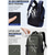 economico Zaini per Università-Zaino per studenti, zaino per laptop di grande capacità per uomo, borsa scolastica impermeabile in poliestere con porta di ricarica USB, organizer multi-scomparto, zaino da viaggio per college,