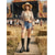 baratos Mulheres-Botas pretas de plataforma até o joelho para mulheres - botas altas e robustas com salto anabela estilo gótico, perfeitas para saias jeans, festivais de música ao ar livre e fantasias de Halloween.