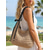 cheap Vacation &amp; Travel Bags-Women's Straw Raffia High Capacity slouchy Large Hobo Bag with Black Scrunchie Strap and Bow Accent Perfect for Beach Vacation and Daily Casual Wear