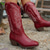 abordables Chaussures-Western Années 1970 Far West Bottes Hippie Broderie Déguisement Femmes Halloween Carnaval Festival de Musique Décontracté Quotidien Soirée à thème rétro Adulte Chaussures