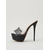 olcso Platformos Szandálok-női szexi platformos tűsarkú papucs - átlátszó PVC hálós, strasszos virágos magassarkú éjszakai klubba, partira, csajos estére &amp;klubruházat