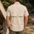 economico Modello di bandiera-Per uomo Bandiera Americana Camicie da pesca Camicia cargo Camicia utility Manica Corta Patriotico All'aperto Ferie Primavera &amp; Estate Colletto a Camicia Asciugatura Rapida Rete Nero Verde chiaro
