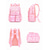abordables Sacs à dos pour Enfants et Adolescents-Sac à dos scolaire rose pour filles joli sac à dos princesse avec rangement multi-compartiment et grande capacité design rentrée scolaire