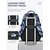 baratos Mochilas para Crianças e Adolescentes-Mochila escolar masculina para estudantes, mochila impermeável de poliéster com vários compartimentos e grande capacidade, comporta laptop de 15,6 polegadas, alça para mala de viagem, mochila para o