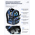 baratos Mochilas para Crianças e Adolescentes-Mochila escolar masculina para estudantes, mochila impermeável de poliéster com vários compartimentos e grande capacidade, comporta laptop de 15,6 polegadas, alça para mala de viagem, mochila para o