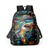economico Zaini per Bambini e Adolescenti-Set di zaino per bambini con motivo squalo graffiti, composto da 3 pezzi in poliestere e astuccio. &amp;Borsa termica per il pranzo, grande capacità, multi-scomparto, per il ritorno a scuola, pranzo &amp;