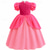 cheap Videogame Costume-Princess Peach Costume for Girls,Super Brothers Princess Peach Dress for Kids Cosplay Halloween Party Dress Up