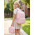 baratos Mochilas para Crianças e Adolescentes-Conjunto de mochila floral feminina de 3 peças, resistente à água, para escola, com lancheira. &amp;Estojo para lápis, mochila escolar de poliéster com vários bolsos e grande capacidade, ideal para alunos