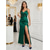 billiga Klassiska pumpar-Eleganta pumps för dam - Midnattsblå glitterfärgade spetsiga kitten heels med strass-ankelrem för cocktailparty, kvällsmiddag