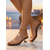 cheap Heeled Sandals-Women's Mules - Clear Transparent Double Strap Sculpted Low Heels for Sunset Dinner, Resort Evening Party