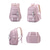 cheap Kids &amp; Teen Backpacks-Student School Backpack, Large Capacity Multi-Compartment Bookbag, Waterproof Polyester Laptop Daypack, Multi Colors, Perfect for High School, College, Travel, Commute, Daily Campus