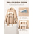 economico Zaini per Bambini e Adolescenti-Zaino scolastico da donna, grande capacità, multi-scomparto, in poliestere impermeabile, con passante per trolley, zaino da viaggio ergonomico e comodo per scuola, università, pendolarismo e viaggi.