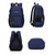 economico Zaini per Università-Zaino per studenti, zaino per laptop di grande capacità per uomo, borsa scolastica impermeabile in poliestere con porta di ricarica USB, organizer multi-scomparto, zaino da viaggio per college,