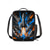 abordables Mochilas para Niños y Adolescentes-Mochila infantil Doodle Rocket de 3 piezas, ligera, de poliéster, con gran capacidad, múltiples compartimentos y bolsa térmica para el almuerzo. &amp;Estuche para lápices para la vuelta al cole, el