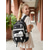 preiswerte Kinder- und Teenager-Rucksäcke-Mädchen-Schulrucksack, mehrfarbiger, wasserabweisender Polyester-Rucksack, geräumiger Rucksack mit vielen Fächern und Gepäckgurt für Grundschule, Mittelschule und Campus &amp; reisen