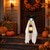 abordables Vêtements &amp; Accessoires-Kit de déguisement d'oie fantôme pour Halloween, comprenant un nœud décoratif en tissu et une mini-lanterne, une tenue festive pour figurine de jardin, idéale pour décorer l'entrée ou pour une fête en