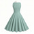 cheap Dresses-1950s Retro Vintage Rockabilly Midi Dress Flare Dress Sleeveless Fit and Flare Solid Color Fit &amp; Flare Fancy Dress Women's Music Festival Revival Tea Party Adults' Dress