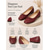 tanie Buty na płaskim obcasie damskie-Damskie bordowe balerinki ze sztucznej skóry - wygodne, miękkie, kwadratowe noski, kokardka, amortyzowane buty robocze do biura, na co dzień
