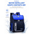 baratos Mochilas para Crianças e Adolescentes-Mochila infantil refletora, várias cores, resistente à água, em poliéster, mochila escolar com vários compartimentos e grande capacidade para meninos e meninas, ideal para volta às aulas, esportes e