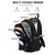 baratos Mochilas para Crianças e Adolescentes-Mochila escolar, várias cores, resistente à água, em poliéster, com alça para bagagem, mochila grande com vários compartimentos para livros, ideal para volta às aulas, faculdade e viagens. &amp;uso diário