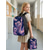 baratos Mochilas para Crianças e Adolescentes-Mochila escolar feminina com estampa de gatinho fofo e estampa de meteorito, mochila leve de poliéster para escola com lancheira inclusa. &amp;Estojo para lápis, conjunto de 5 peças com vários bolsos e