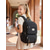 baratos Mochilas para Crianças e Adolescentes-Mochila escolar, várias cores, resistente à água, em poliéster, com alça para bagagem, mochila grande com vários compartimentos para livros, ideal para volta às aulas, faculdade e viagens. &amp;uso diário