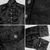 abordables Ropa de calle-Retro Antiguo Medieval Renacimiento Abrigos Larga Príncipe Vampiros Jacquard Disfraz Chico Fantasía Real Víspera de Todos los Santos Carnaval Mascarada Feria del Renacimiento LARP Niños Chaqueta
