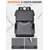 preiswerte College-Rucksäcke-Herren-Studentenrucksack mit USB-Ladefunktion, verschiedene Farben, wasserabweisend, kratzfest, aus Polyester, mit Gepäckgurt, geräumiger Laptop-Rucksack mit mehreren Fächern für den Schulstart &amp;tr