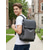 preiswerte College-Rucksäcke-Herren-Studentenrucksack mit USB-Ladefunktion, verschiedene Farben, wasserabweisend, kratzfest, aus Polyester, mit Gepäckgurt, geräumiger Laptop-Rucksack mit mehreren Fächern für den Schulstart &amp;tr