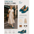 baratos Scarpins de salto bloco-Sapatos femininos chiques e elegantes - modelo retrô clássico com bico redondo e salto bloco, com um delicado laço azul escuro, perfeitos para usar no dia a dia, na rua ou em ocasiões especiais. À