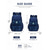 baratos Mochilas para Crianças e Adolescentes-Mochila escolar infantil ergonômica, várias cores, resistente à água, em poliéster, com amplo espaço e vários compartimentos, ideal para meninos e meninas, para a volta às aulas, esportes e viagens.