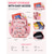 preiswerte Kinder- und Teenager-Rucksäcke-Mädchen-Rucksack-Set mit Graffiti-Print, 2-teilig, verschiedene Farben, leichter, wasserabweisender Polyester-Schulrucksack mit Federmäppchen, geräumiger Rucksack mit vielen Fächern für den Schulstart