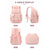 abordables Mochilas para Niños y Adolescentes-Mochila escolar para niña, mochila impermeable de poliéster con funda para carrito, mochila multicompartimento de gran capacidad para la escuela secundaria, la universidad y para viajar. &amp;regreso a