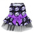 cheap Apparel &amp; Accessories-Halloween Dog Dresses for Small Dogs Cats Skulls Puppy Girl Halloween Costumes Fancy Dress Soft Pet Layered Lace Skirt with Bow Knot Chihuahua Yorkie Clothes Outfits