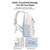 abordables Mochilas para Niños y Adolescentes-Mochila escolar para niña, mochila de poliéster resistente al agua con funda para carrito, mochila infantil de gran capacidad con múltiples bolsillos para primaria, ideal para viajes. &amp;regreso a