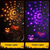 baratos Iluminação Interior e para Festas-Decorações de Halloween: luzes de teia de aranha à prova d'água, com controle remoto e 8 modos de iluminação. Ideais para casa, jardim, ambientes internos e externos.