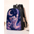 baratos Mochilas para Crianças e Adolescentes-Mochila escolar feminina com estampa de gatinho fofo e estampa de meteorito, mochila leve de poliéster para escola com lancheira inclusa. &amp;Estojo para lápis, conjunto de 5 peças com vários bolsos e