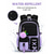 preiswerte Kinder- und Teenager-Rucksäcke-3-teiliges Rucksackset für Mädchen, verschiedene Farben, wasserabweisendes Polyester, geräumiger Rucksack mit mehreren Fächern, inklusive Lunchtasche, Federmäppchen und gepolsterten Tragegurten