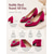 cheap Block Heel Pumps-Women's Chunky Heels - Hot Pink Suede Rhinestone Square Buckle Pumps for Daily Wear, Office Work
