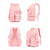 preiswerte Kinder- und Teenager-Rucksäcke-Mädchen-Rucksack-Set mit Karomuster, 3-teilig, verschiedene Farben, wasserabweisendes Polyester, Schultasche mit Lunchtasche &amp;Federmäppchen, geräumiger Rucksack mit mehreren Fächern und Gepäckgurt für