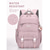 abordables Mochilas para Niños y Adolescentes-Mochila escolar para niña, mochila de poliéster resistente al agua con funda para carrito, mochila infantil de gran capacidad con múltiples bolsillos para primaria, ideal para viajes. &amp;regreso a