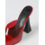 abordables Zapatos de salón de plataforma-Mules de plataforma de PVC transparente rojo para mujer: tacones altos acampanados con tiras transparentes y sexys para fiestas en discotecas, cenas nocturnas y vacaciones en resorts de lujo.