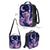baratos Mochilas para Crianças e Adolescentes-Mochila escolar feminina com estampa de gatinho fofo e estampa de meteorito, mochila leve de poliéster para escola com lancheira inclusa. &amp;Estojo para lápis, conjunto de 5 peças com vários bolsos e