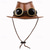 economico Accessori e altro-Western Vittoriano Medievale Cappello a cilindro Avventuriero Pirata della dirigibile Cowgirl Cowboy Ingegnere Costume Unisex Fantasia Stile Steampunk Halloween Carnevale Mascherata Festa serale