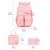 preiswerte Kinder- und Teenager-Rucksäcke-Mädchen-Rucksack-Set mit Karomuster, 3-teilig, verschiedene Farben, wasserabweisendes Polyester, Schultasche mit Lunchtasche &amp;Federmäppchen, geräumiger Rucksack mit mehreren Fächern und Gepäckgurt für
