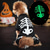 olcso Halloween kisállat jelmez-kutya csontváz jelmez sötétben világító halloweeni overál 4 lábú body kis kutyáknak