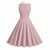 cheap Dresses-1950s Retro Vintage Rockabilly Midi Dress Flare Dress Sleeveless Fit and Flare Solid Color Fit &amp; Flare Fancy Dress Women's Music Festival Revival Tea Party Adults' Dress