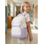 preiswerte Kinder- und Teenager-Rucksäcke-Mädchen-Schulrucksack, mehrfarbiger Polyester-Rucksack mit Gepäckgurt, geräumiger Reiserucksack mit mehreren Fächern für Mittel-, Ober- und Hochschulbildung sowie den täglichen Gebrauch